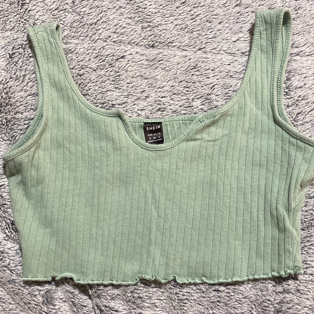 shein crop top, size small.